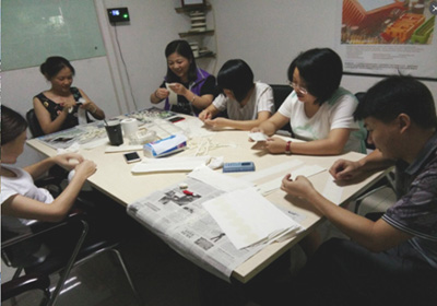 利用午休时间全检为客户排废